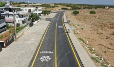 Aydın Büyükşehir Belediyesi, Denizköy Mahallesi’nde yol yapım çalışmalarını tamamladı
