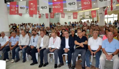 CHP Didim İlçe Kongresinde Ahmet Yılmaz, yeni ilçe başkanı seçildi