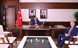 Didim Belediye Başkanı A. Deniz Atabay, Aydın Valisi Yakup Canbolat’ı ziyaret etti