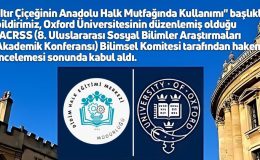 Didim Halk Eğitimi Merkezi’nin bildirisi Oxford Üniversitesi’nde sunuma layık görüldü