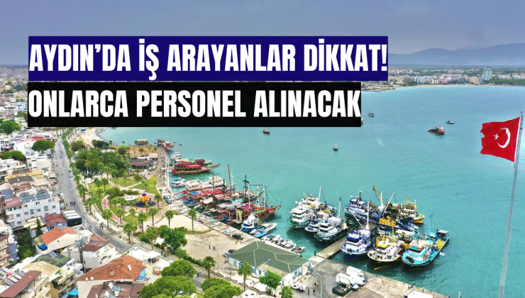 İş arayanlar dikkat! Didim Belediyesi’ne personel alınacak