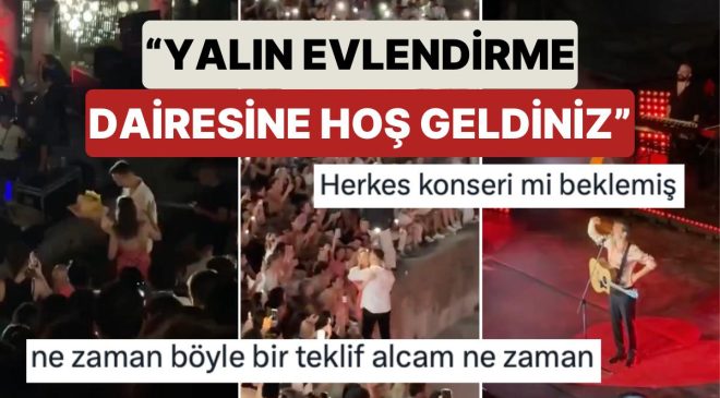 Yalın’ın Efes Antik Tiyatro’daki konseri evlilik teklifleriyle renklendi