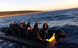 Didim’de İHA ile 37 düzensiz göçmen yakalandı