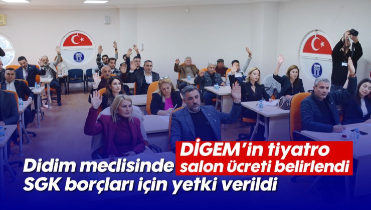 Didim Belediye Meclisi’nde SGK borçları için yetki verildi