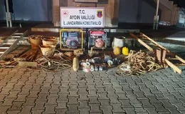 Didim’de kaçak kazı yapan 10 şüpheli suçüstü yakalandı