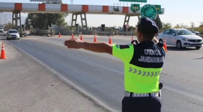 Aydın jandarmasından trafik denetimi