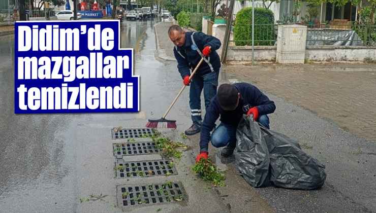 Didim’de mazgallar temizlendi