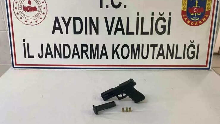 Didim’de jandarma operasyonu: Silah ele geçirildi