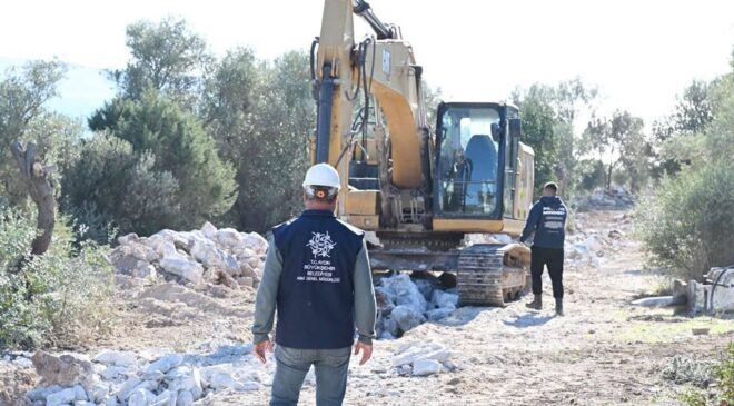 Akbük’e 370 milyon TL’lik dev kanalizasyon yatırımı yüzde 75 tamamlandı