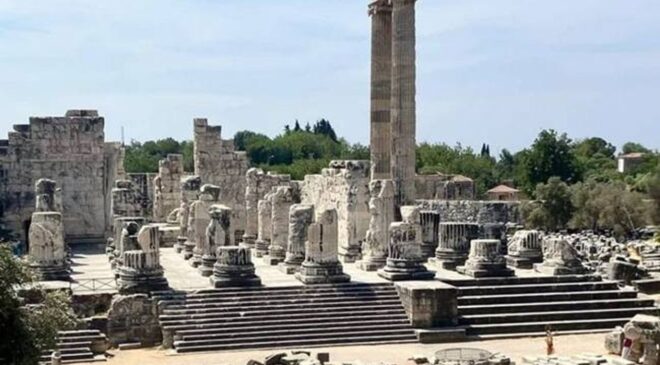 Apol­lon Ta­pı­na­ğı’na yılın ilk 10 ayın­da 85 bin 730 zi­ya­ret­çi