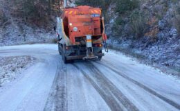 Aydın Büyükşehir’in karla mücadelesi başladı