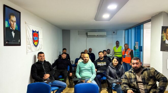 Didim Şoförler Odası’nda Mesleki Yeterlilik Sınavı yapıldı