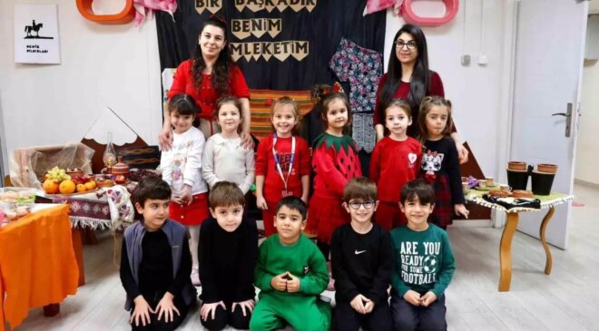 Didimli minikler Yerli Malı Haftası’nı kutladı