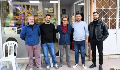 Kuşadası’nda erkek kuaförleri SMA’lı Teoman bebek için seferber oldu