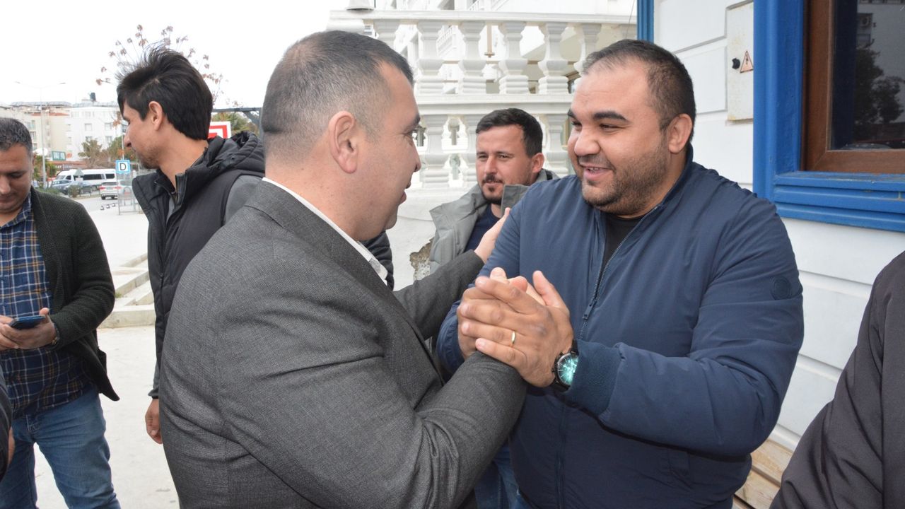 Başkan Şam’a Didim şoförlerinden sevgi seli