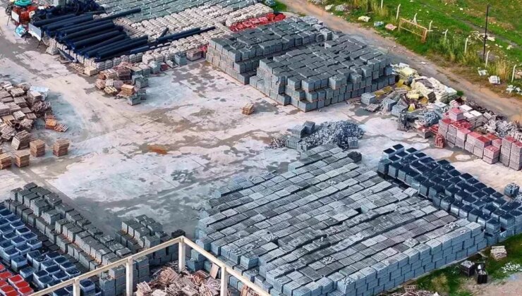 Didim Belediyesi, parke taşlarını kendisi üretiyor