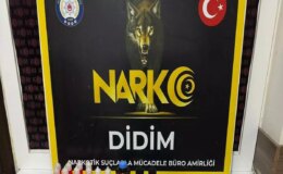 Didim’de 1 kilo sıvı uyuşturucu ele geçirildi