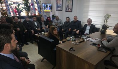 Didim AK Parti’den Cumhur ittifakı ortağına hayırlı olsun ziyareti