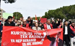 Didim CHP Örgütü, İmamoğlu için yürüdü
