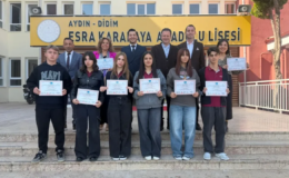 Didimli öğrencilerin uluslararası projesine tam destek