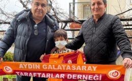 Aydın Galatasaray Taraftarlar Derneği’nden örnek davranış: Minik Fatma’nın yüzünü güldürdüler