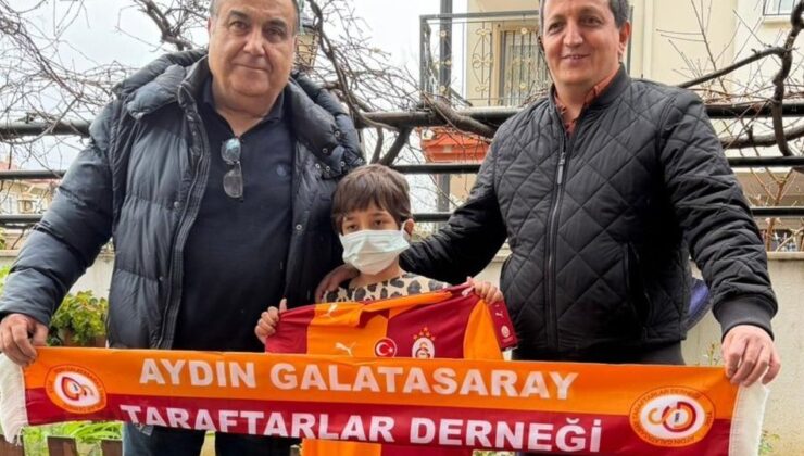 Aydın Galatasaray Taraftarlar Derneği’nden örnek davranış: Minik Fatma’nın yüzünü güldürdüler