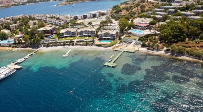 Bodrum’da denize sıfır tatil köyü 52 milyon liraya satılıyor