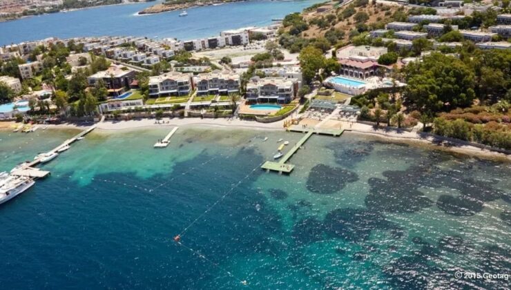 Bodrum’da denize sıfır tatil köyü 52 milyon liraya satılıyor
