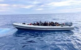 Didim açıklarında göçmen operasyonu