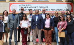 Didim’de “Beslenme dostu” okullara belgeleri verildi