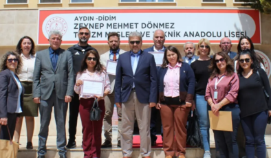 Didim’de “Beslenme dostu” okullara belgeleri verildi