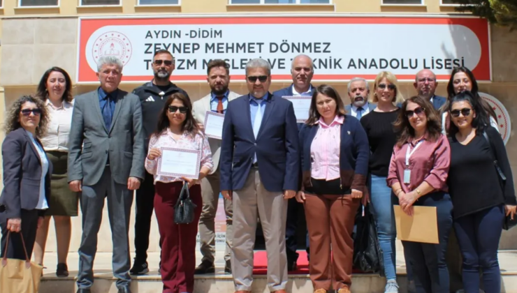 Didim’de “Beslenme dostu” okullara belgeleri verildi