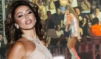 Hadise’den Didim konserinde bebeğe beşibiryerde sözü