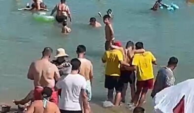 Didim Altınkum Plajı’nda duygulandıran anlar