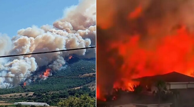 Türkiye’nin ciğerleri yanıyor… Hastane ve evler tahliye edildi, yollar kapatıldı!